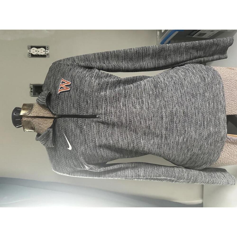 Women's Heather Gray Nike Pullover Medium